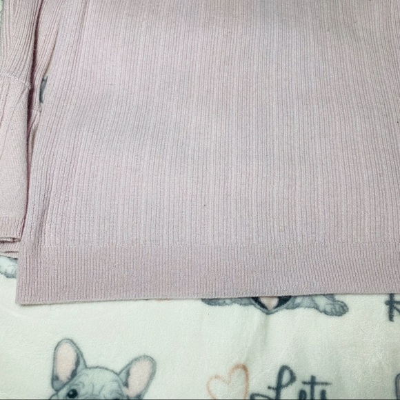 The Cashmere Project Pale Pink Ruffle Cuff Sweater - Picture 7 of 8